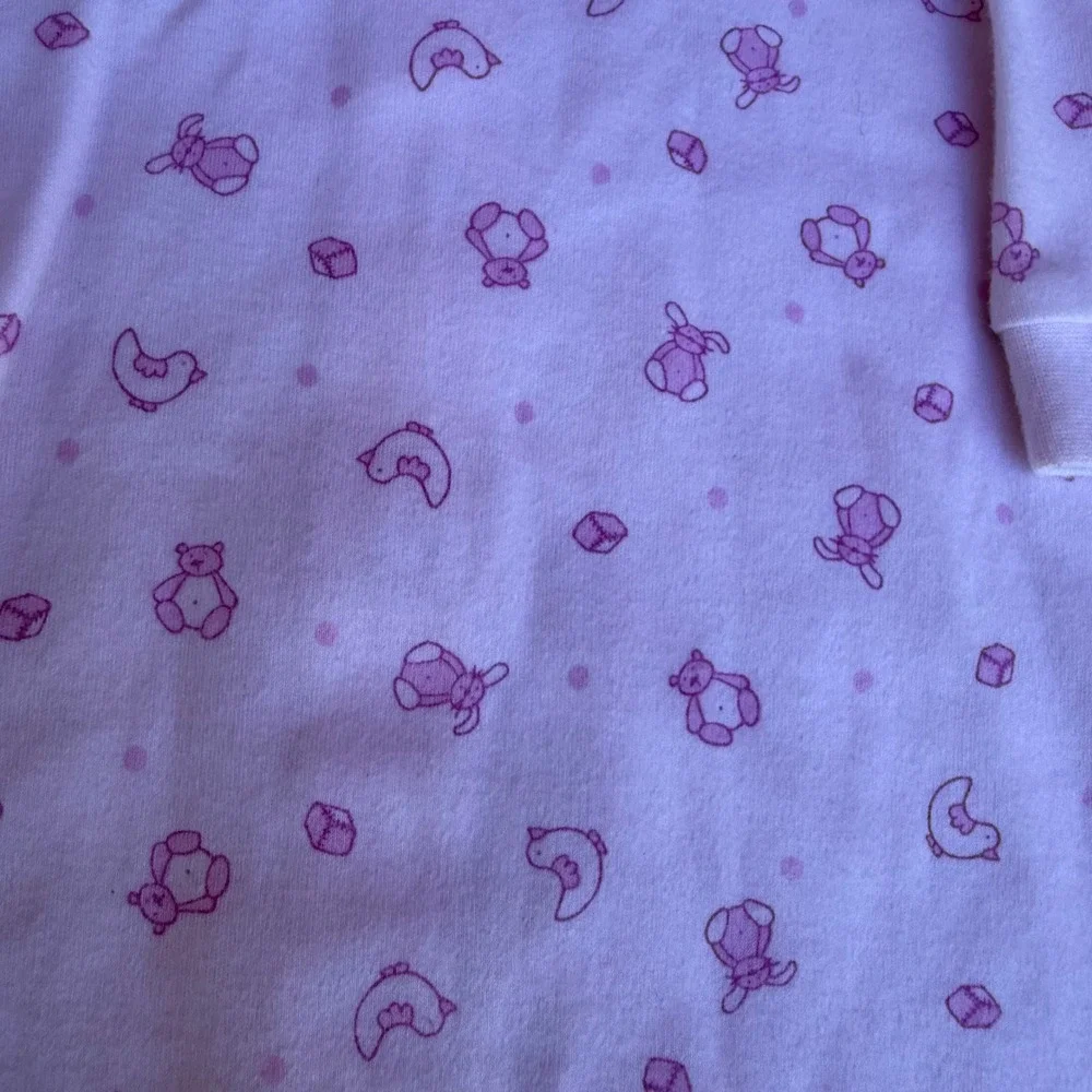 Little Me Sleepers Duck Bunny Footed Pajamas Sleepers Rompers Inafnt Size 3M‎
